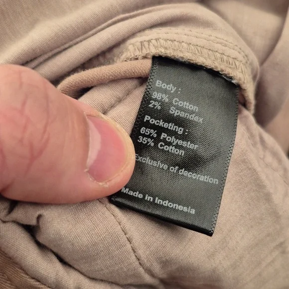 FLINT AND TINDER Solid Tan Pattern Sz 32 x 5" Mens 365 Chino Casual Shorts NEW - Picture 7 of 9